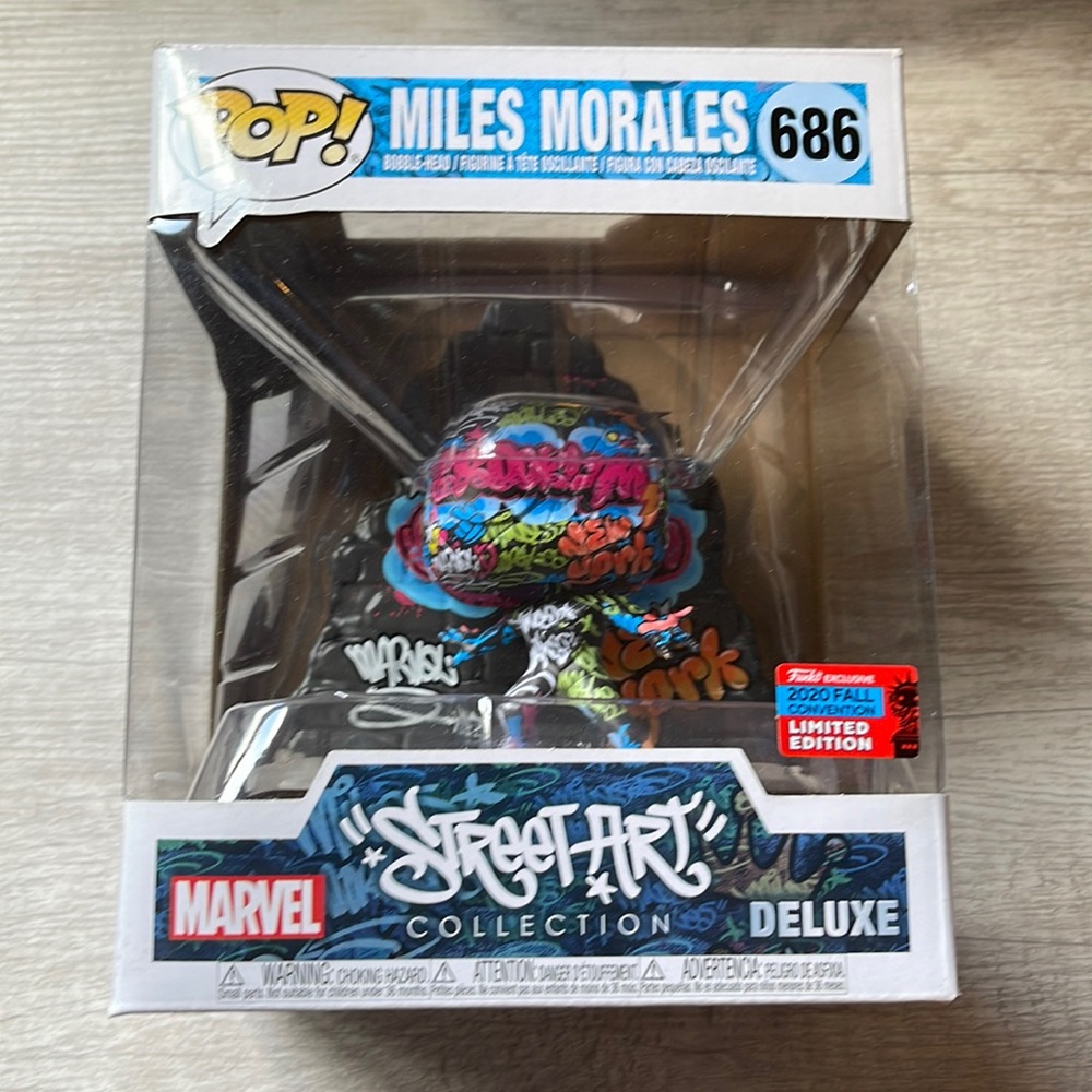 Pop! Marvel Miles Morales Street Art Funko Pop!